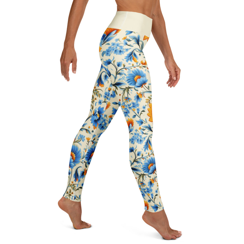 Floral print leggings